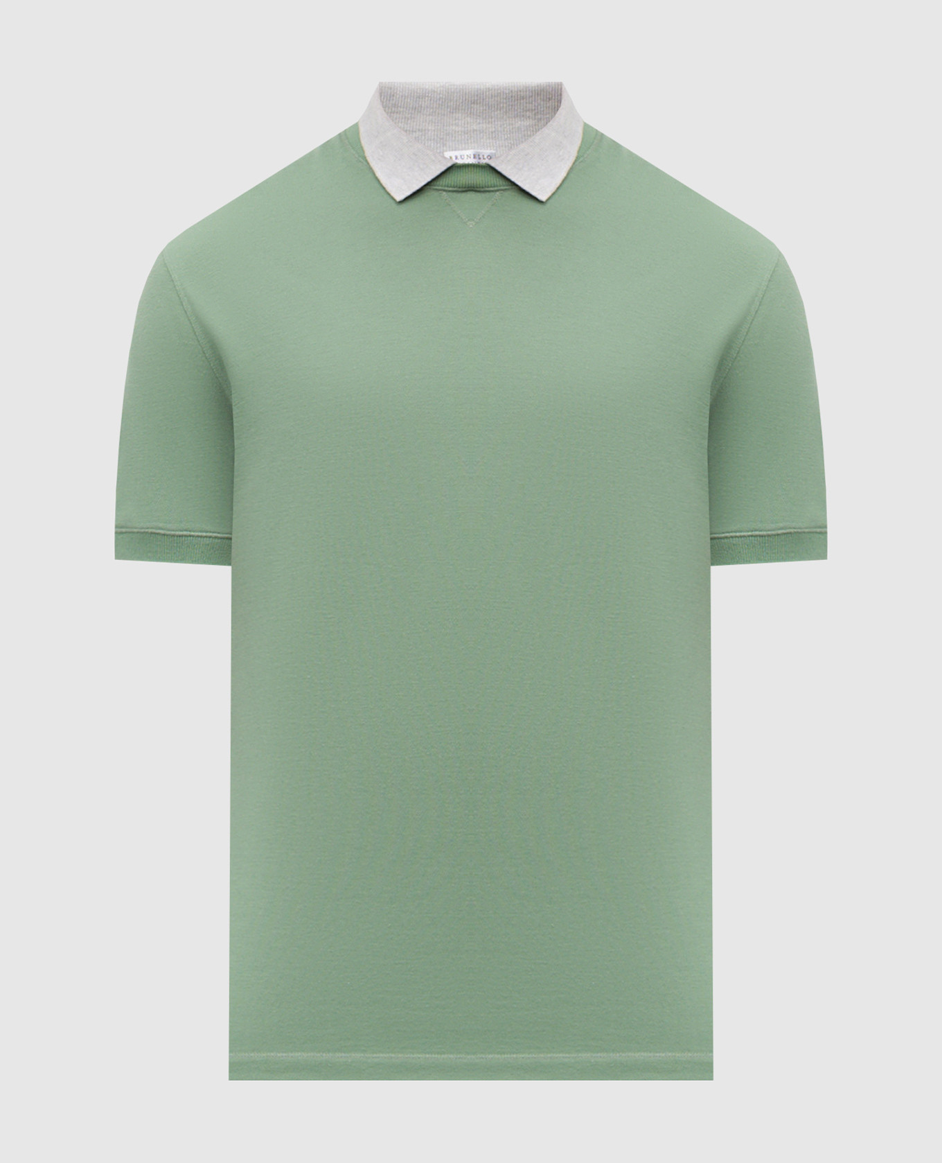 

Green layered T-shirt Brunello Cucinelli