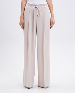Twinset Beige pants with logo 252TF2011