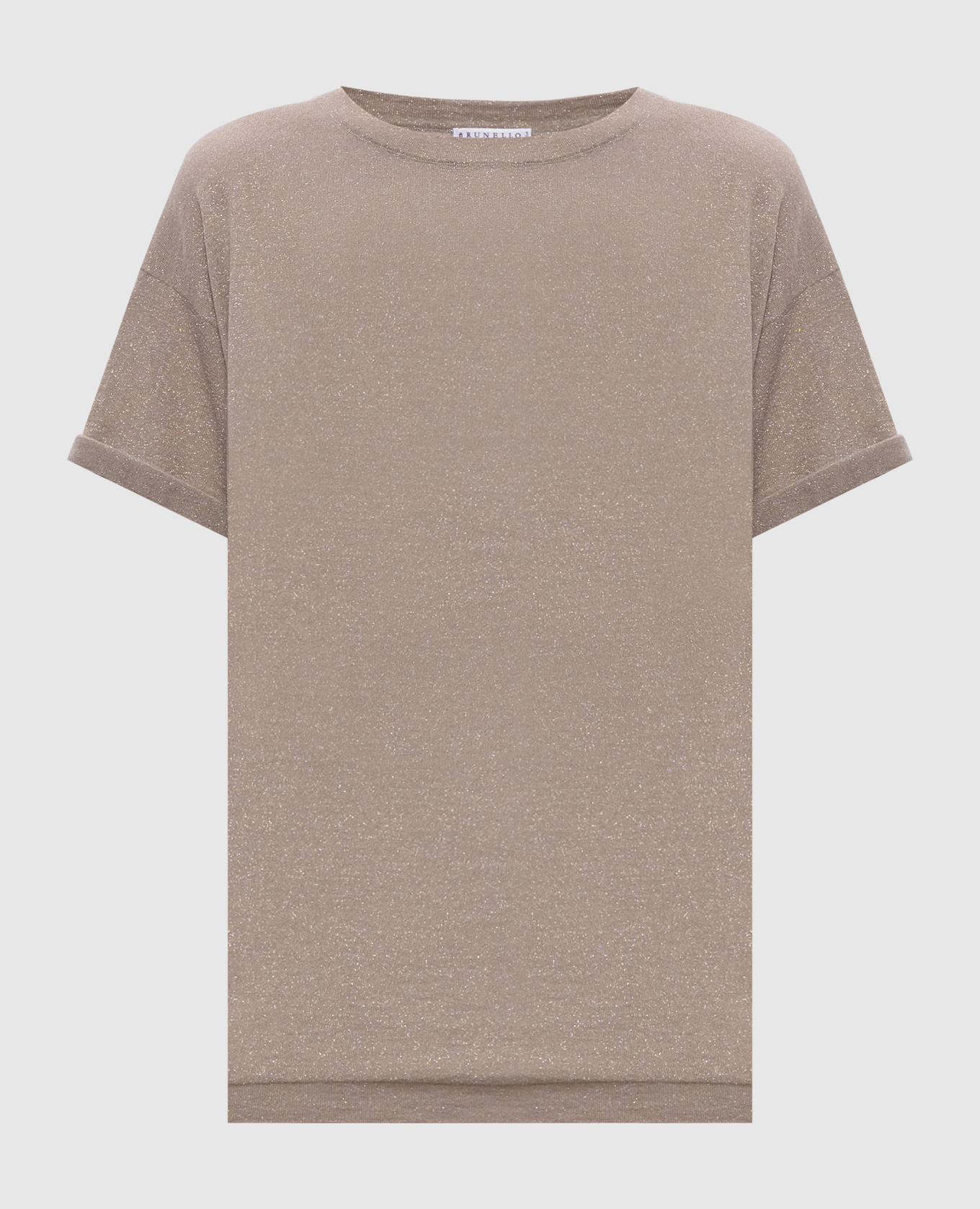 

Beige top with cashmere and silk Brunello Cucinelli