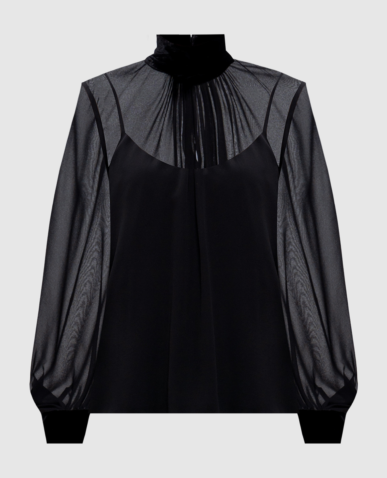 

Black silk blouse Max Mara