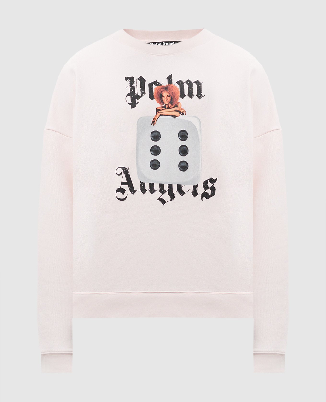 

Pink Holly Pin Up Sweatshirt Palm Angels