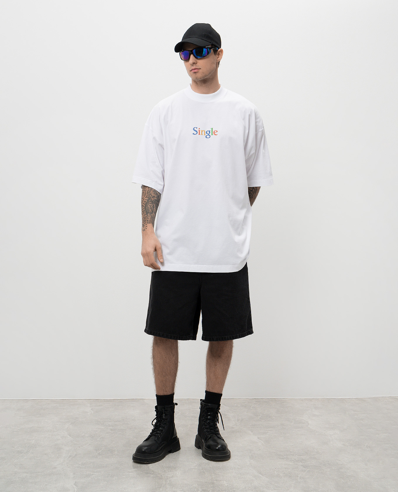 

White T-shirt with Single print Vetements