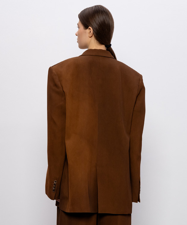 アウターその他 UMA WANG Woman Blazer Brown UW6006 UW60 UMA WANG - Brown Kava jacket UW6006 - shop with Hungary