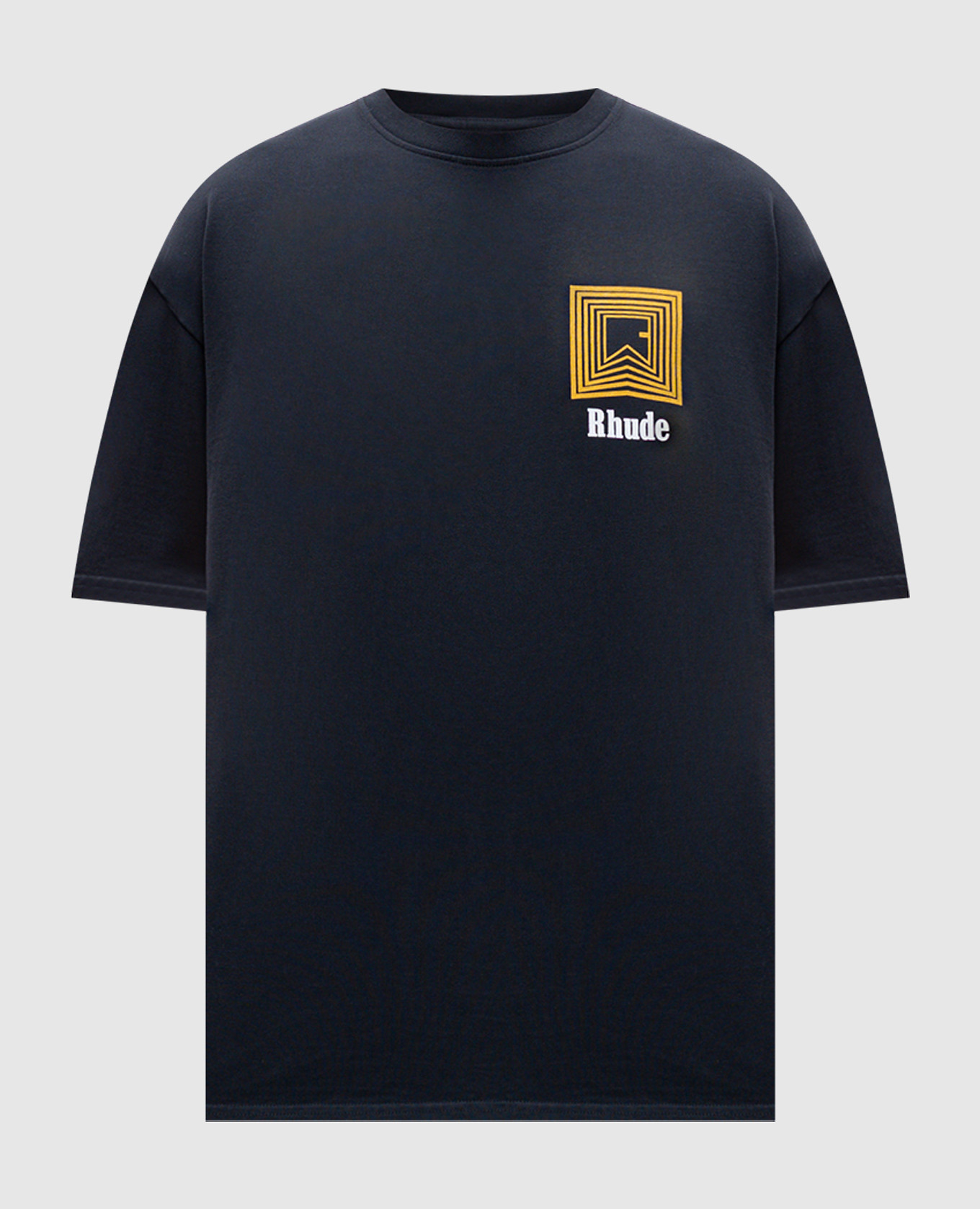 

Black t-shirt with logo print Rhude