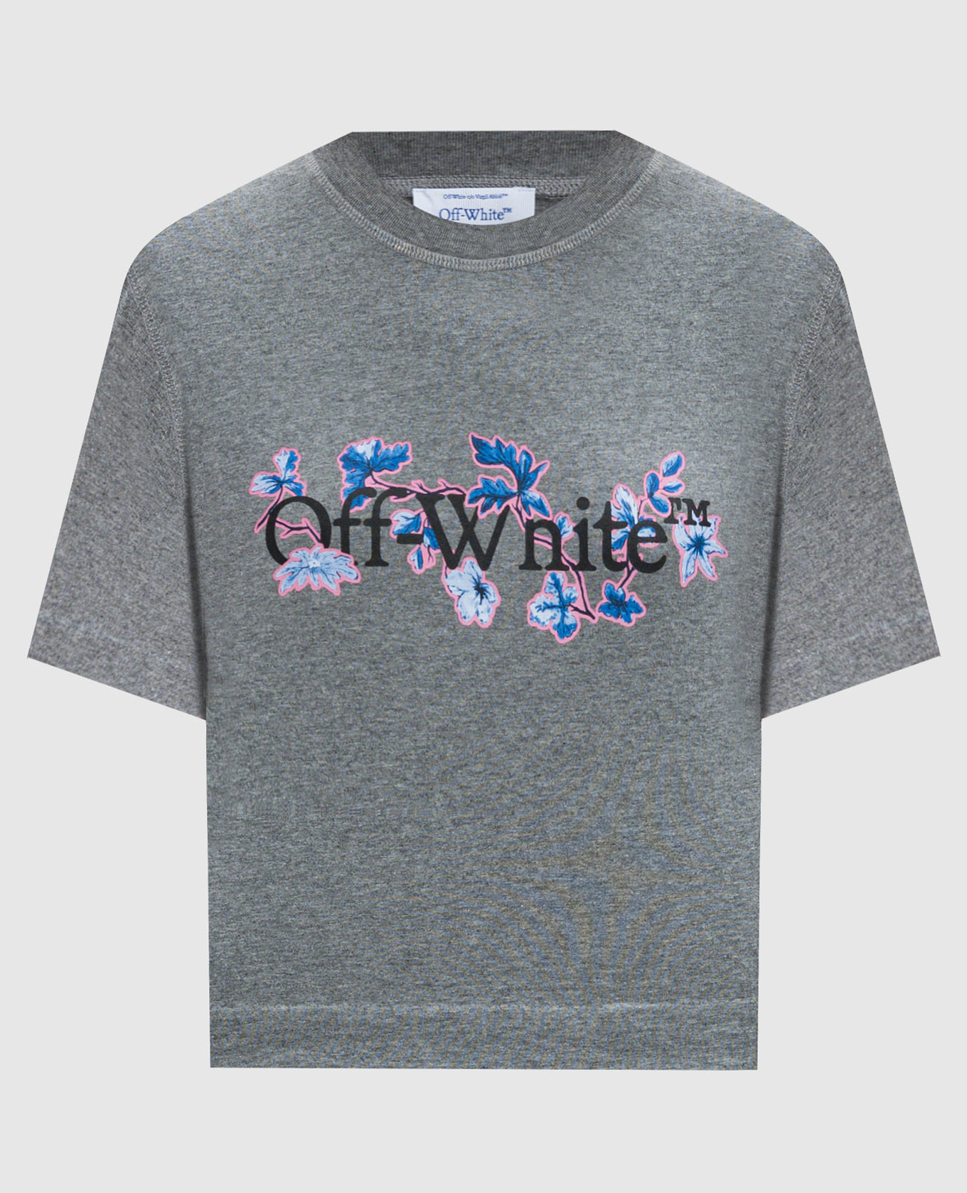 

Gray t-shirt with Flower Bookish logo print Off-White, Grey