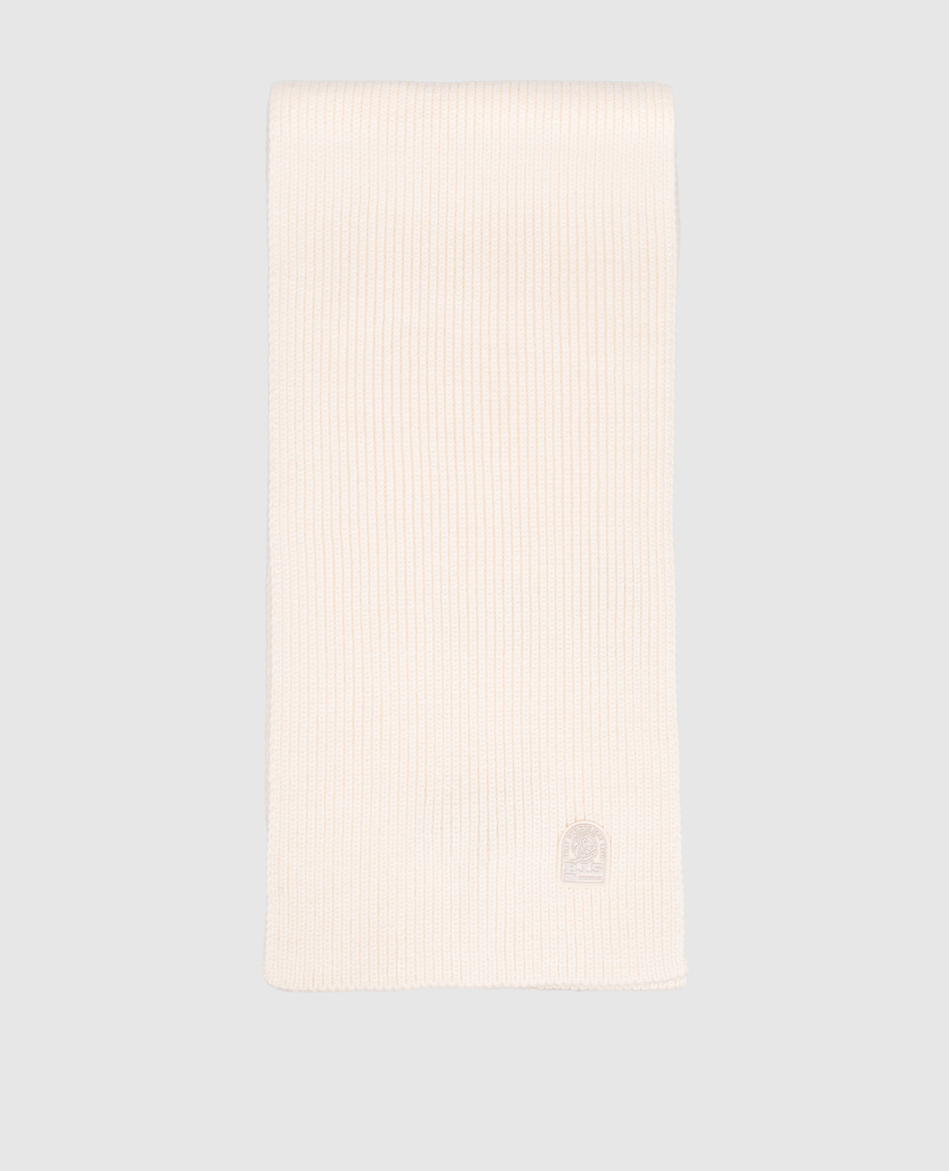 Beige merino wool scarf Parajumpers