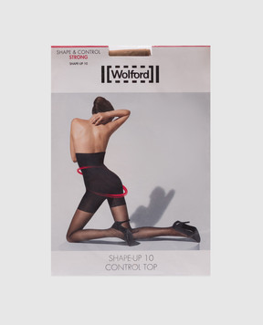 Wolford Beige SHAPE-UP 10 den high-rise tights 18854ВЛ16