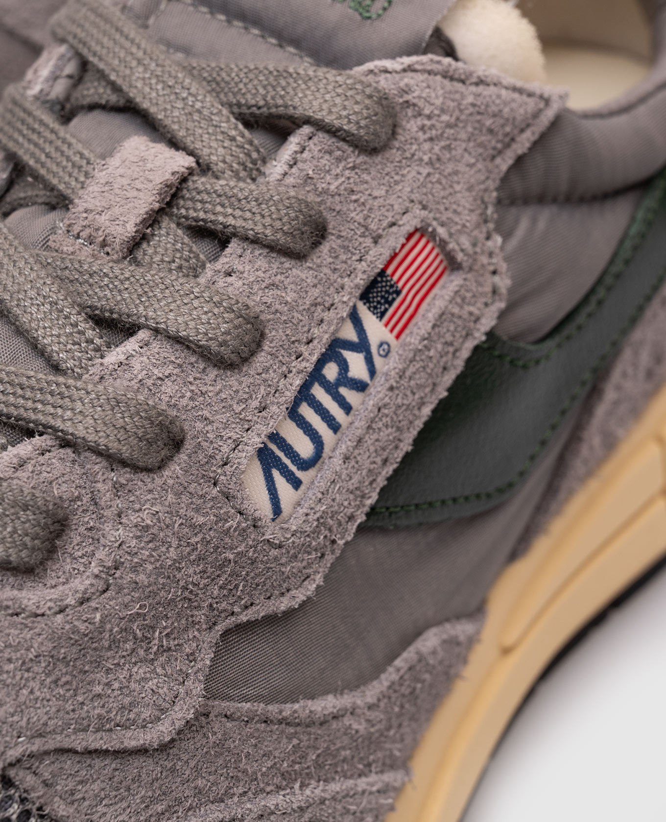 

Grey REELWIND combination sneakers AUTRY