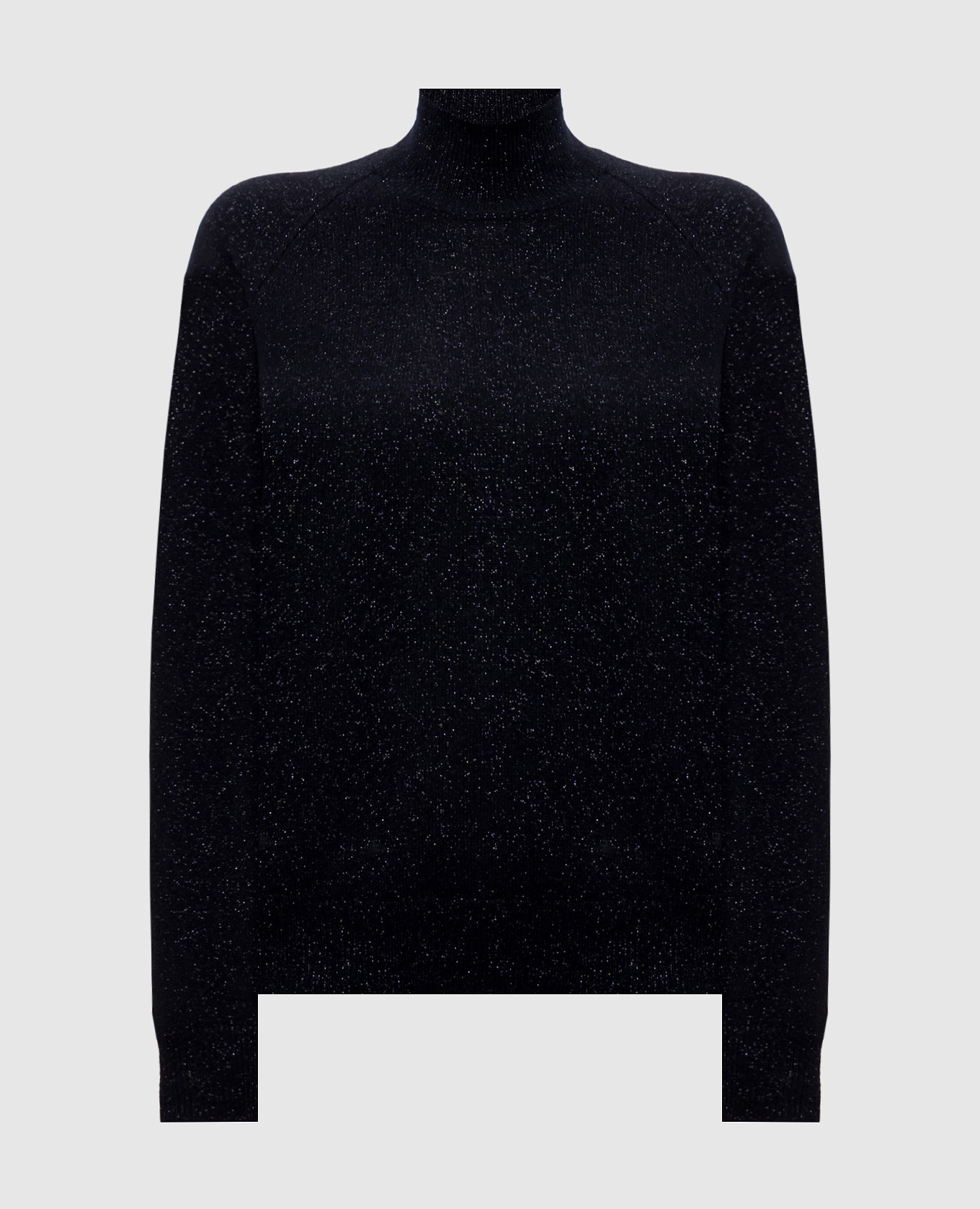 Blue wool and cashmere sweater with lurex Peserico