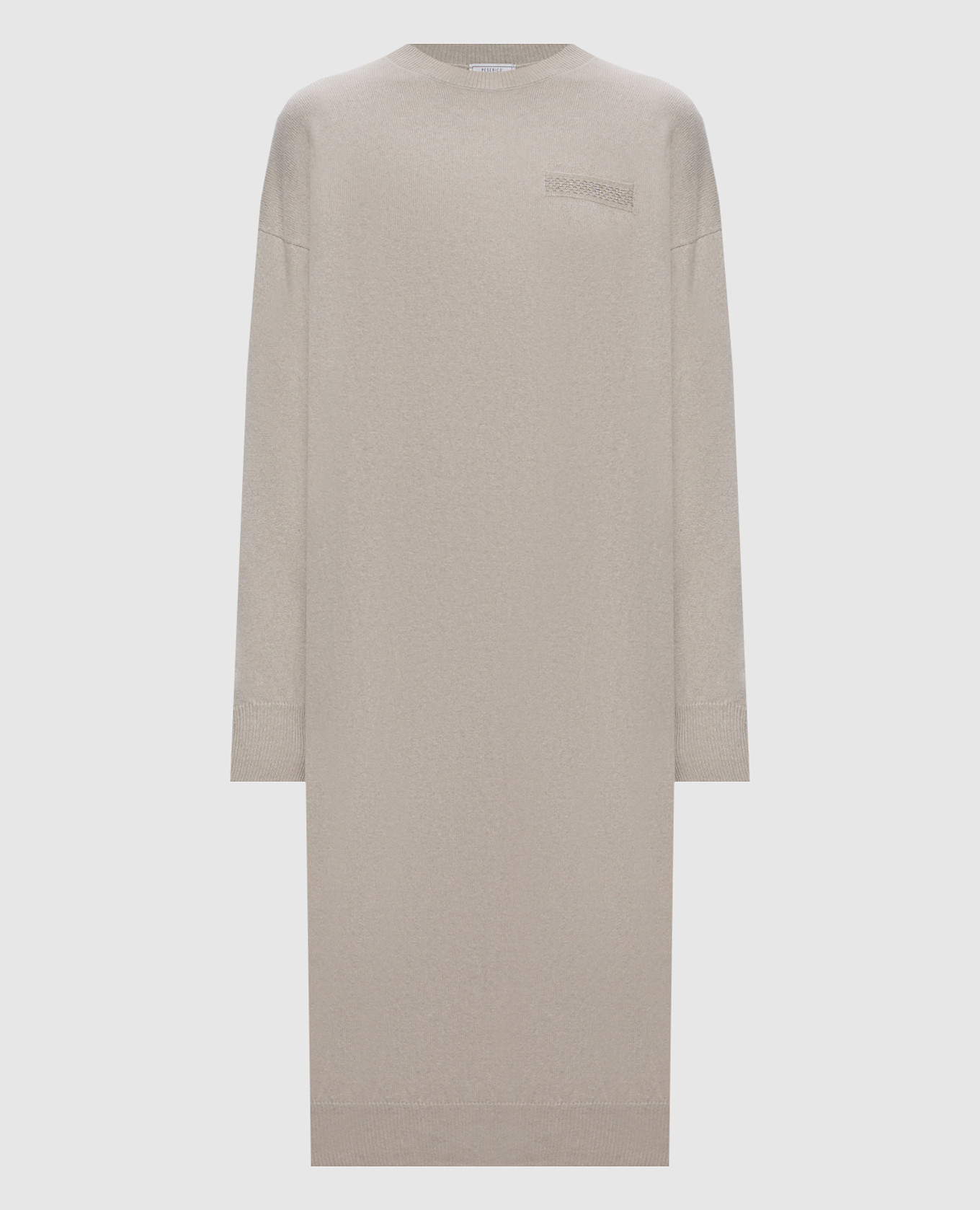 

Green midi dress made of wool, silk and cashmere Peserico