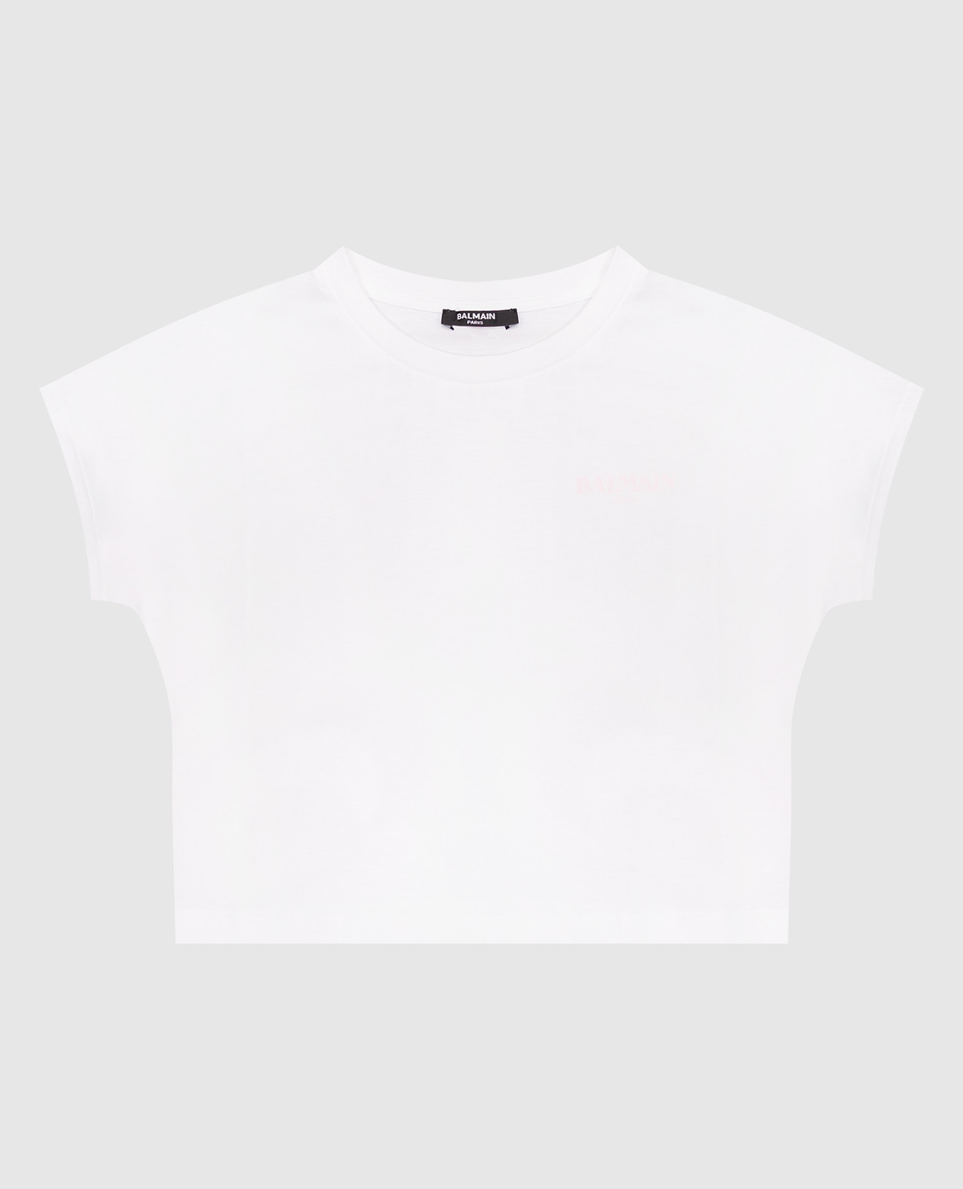

Children's white T-shirt with logo print Balmain