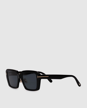 Tom Ford Black sunglasses with logo engraving FT1164K