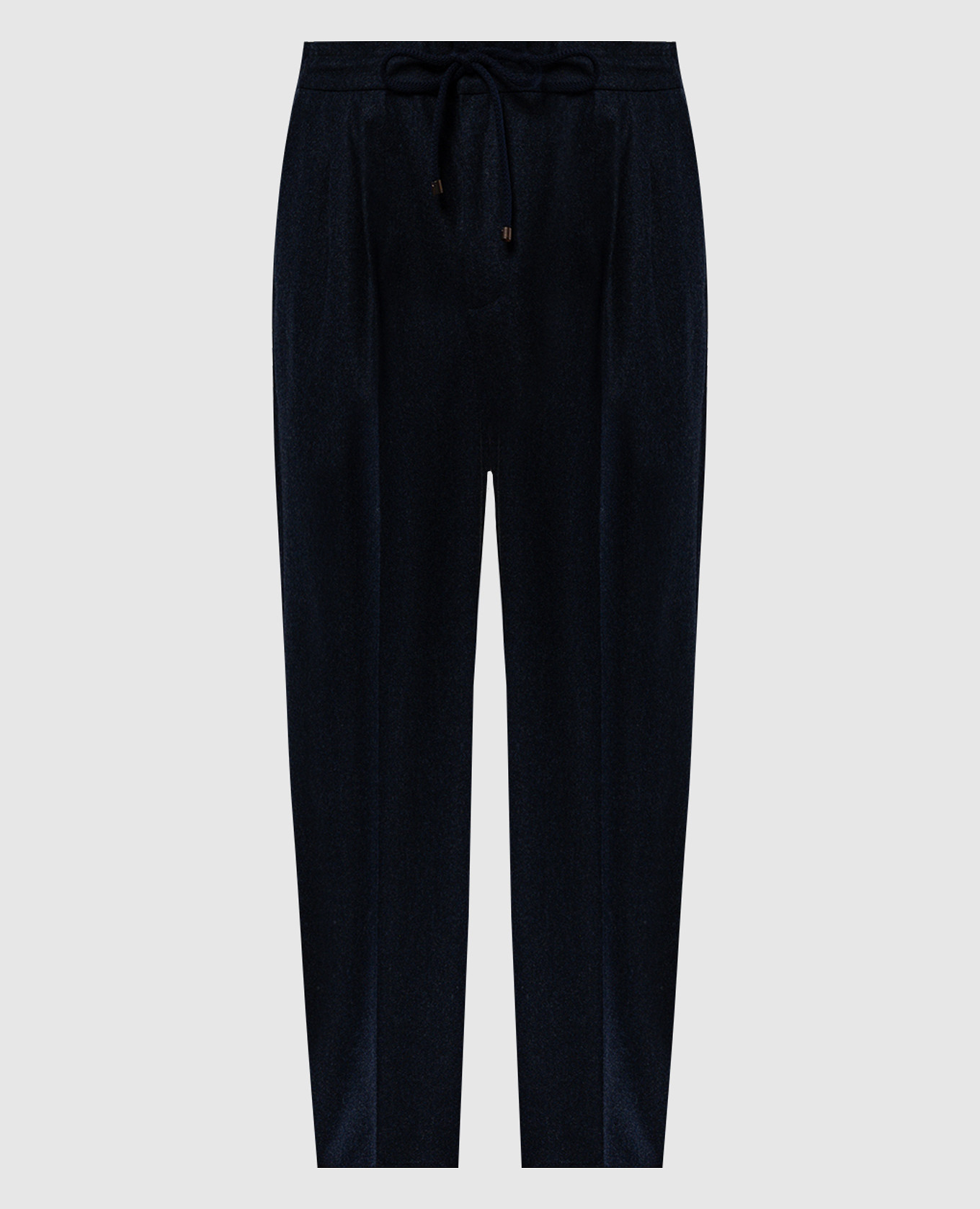 

Blue melange pants made of wool Brunello Cucinelli