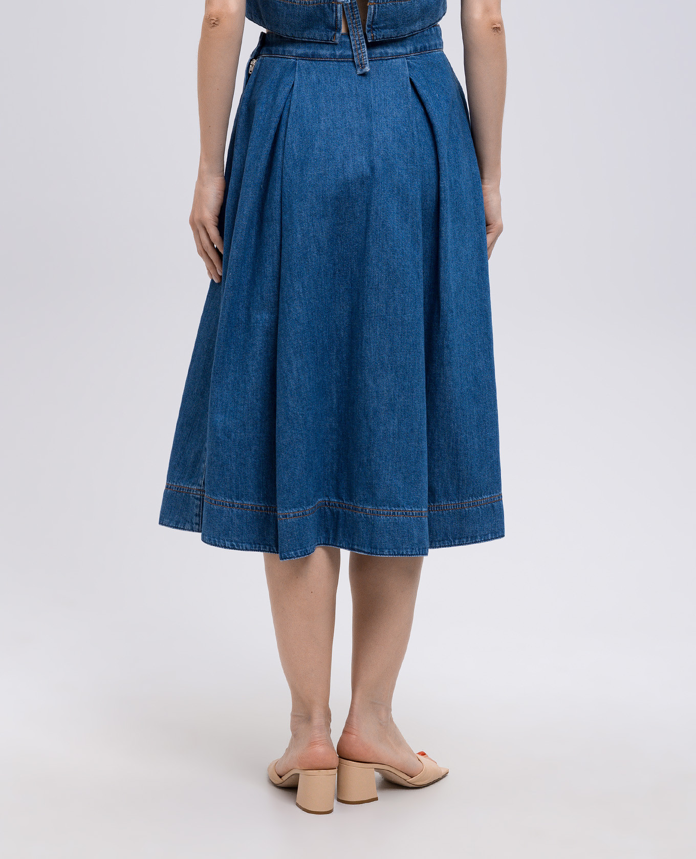 

Blue denim midi skirt DRY Max Mara Weekend