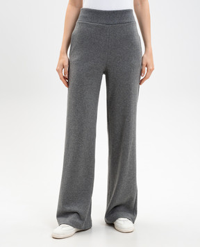 Ermanno Scervino Life Grey insulated wool pants D474P302XBK