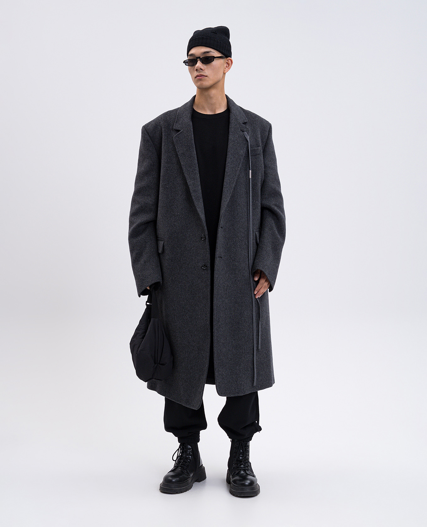 

Leonard grey wool coat Ann Demeulemeester