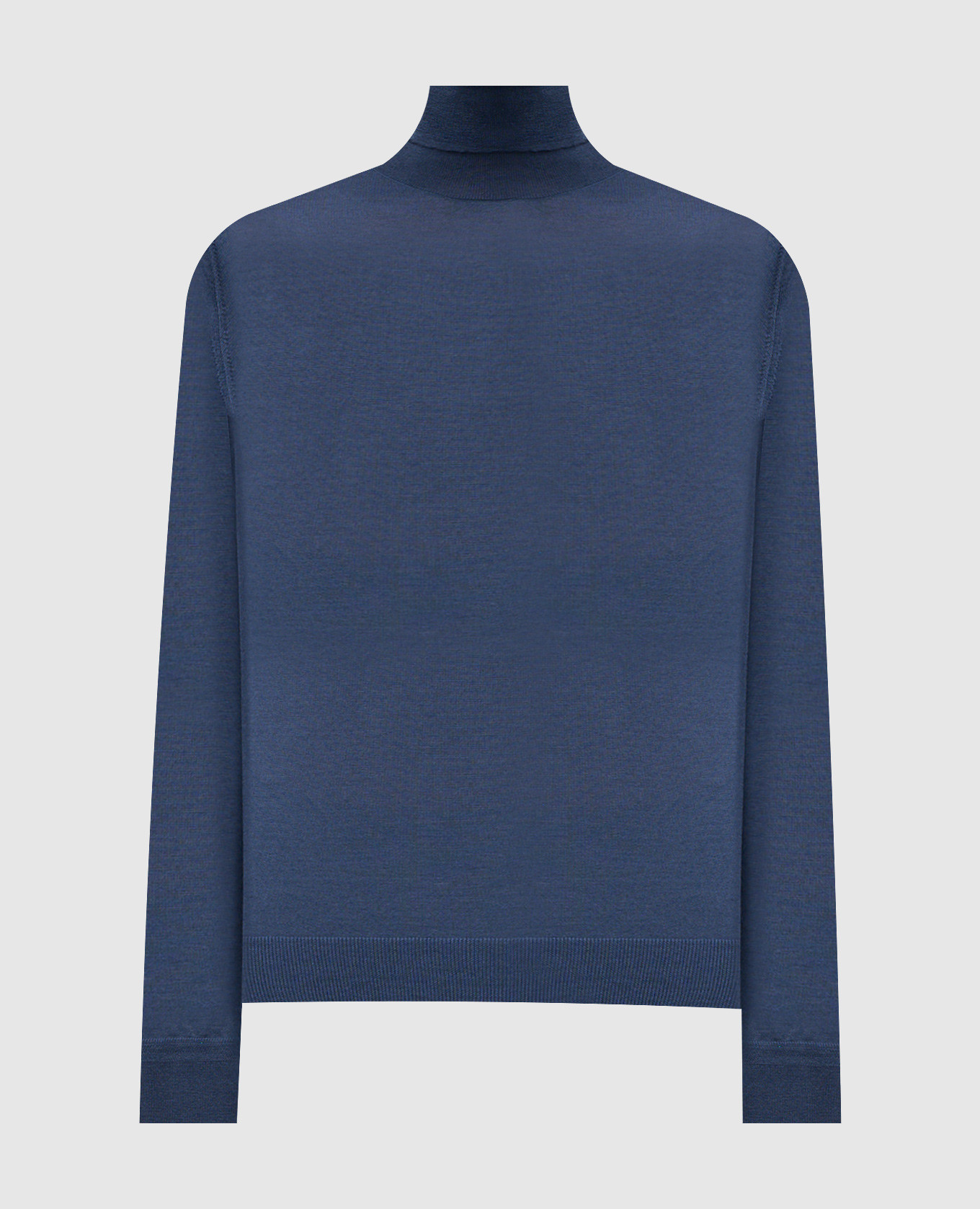 Blue golf made of wool, silk and cashmere ISAIA