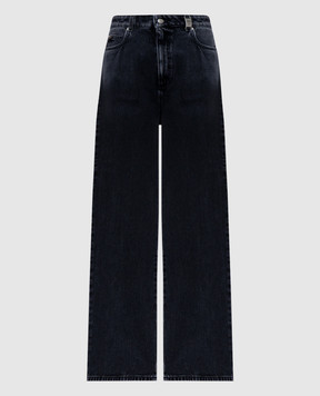Alexander McQueen Gray jeans with a distressed effect 802098QMACX
