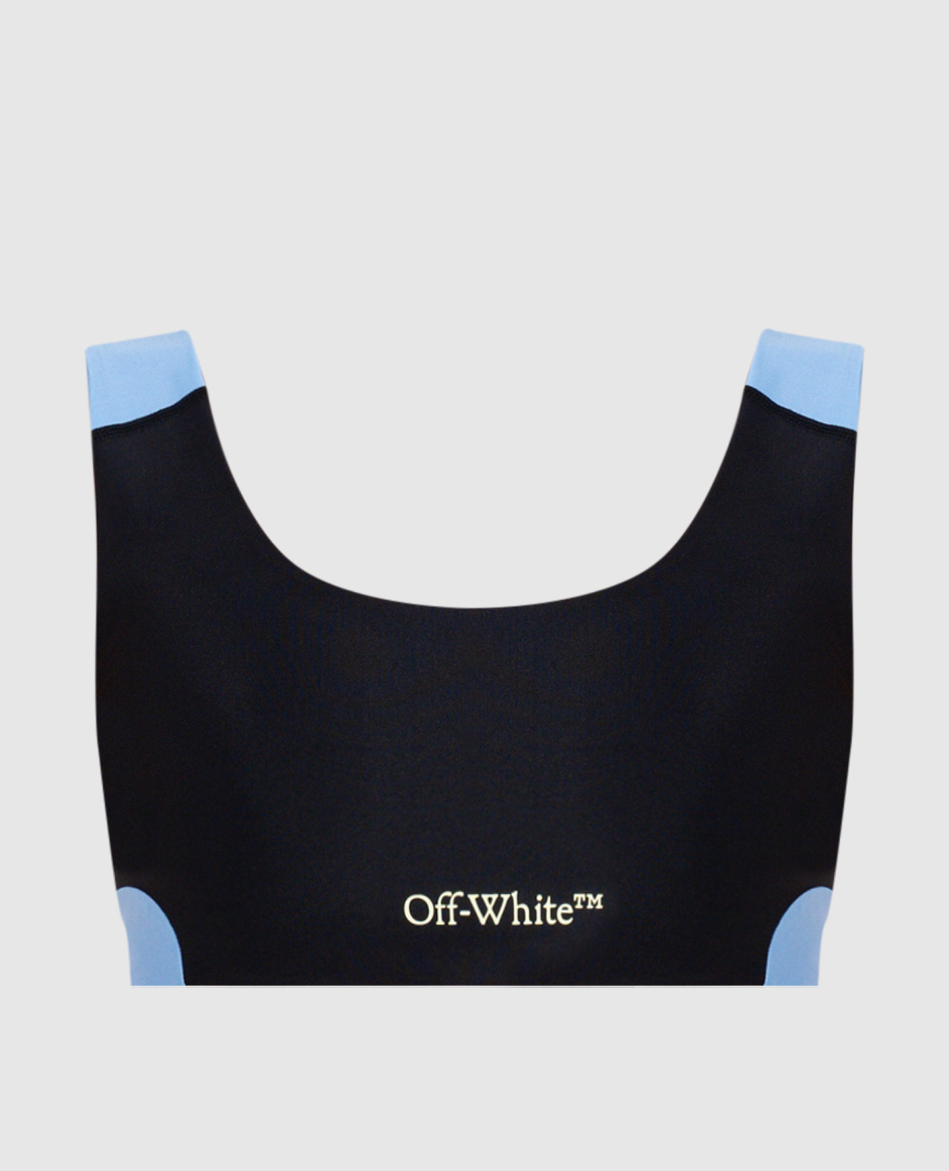 

Black top with logo print Off-White