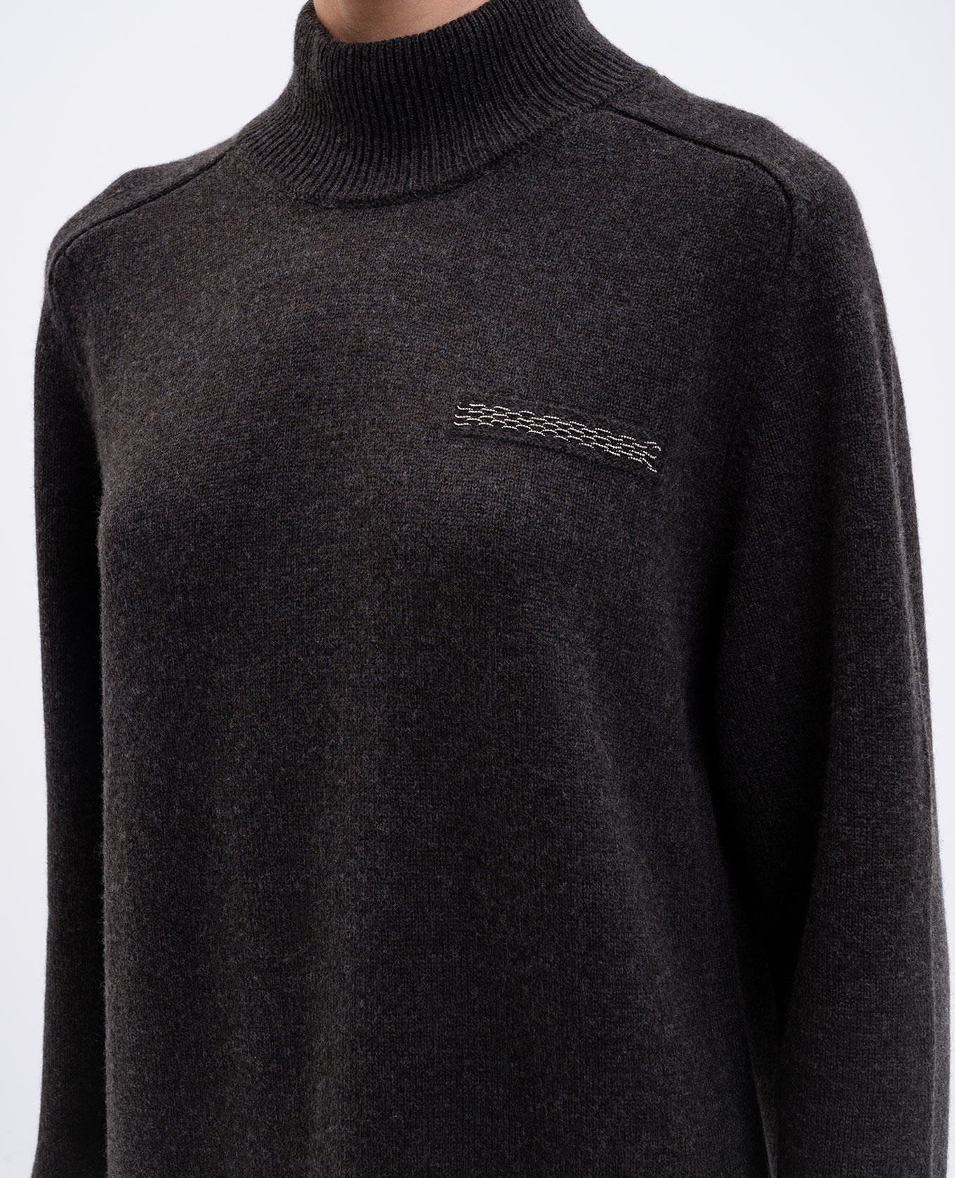 

Gray wool, silk and cashmere dress Peserico, Grey