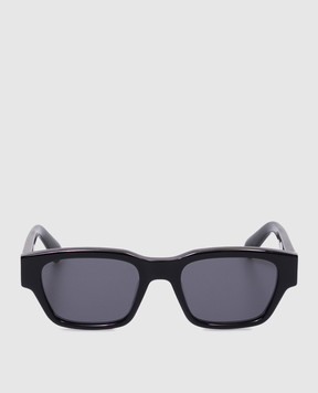 Ami Paris Black sunglasses 75009 with metal Ami de Coeur emblem UGL509AM0004