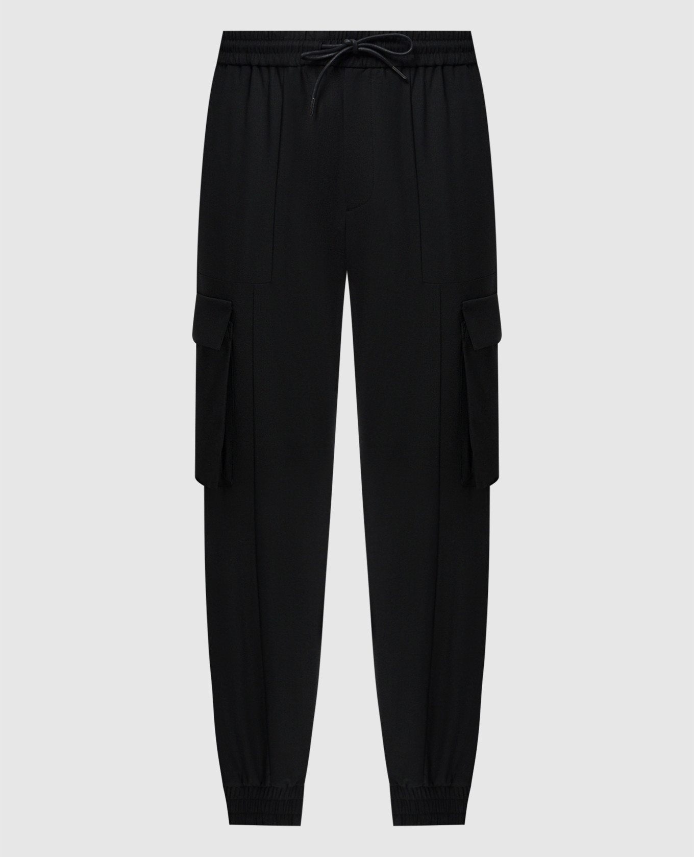 

Black cargo pants with wool Juun.j