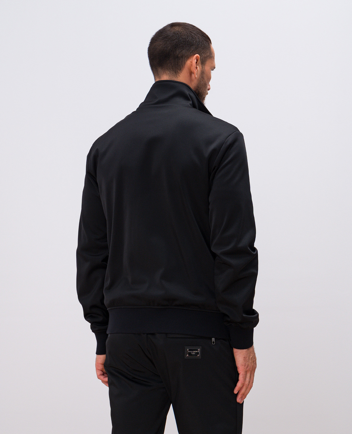 

Black sports jacket with metallic logo Dolce&Gabbana