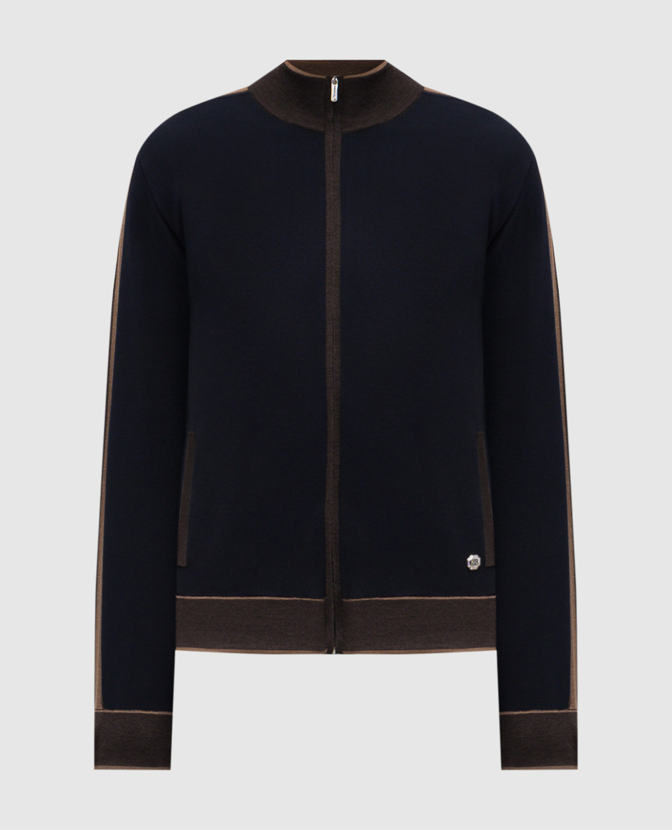 

Blue sports jacket with wool Bertolo Cashmere