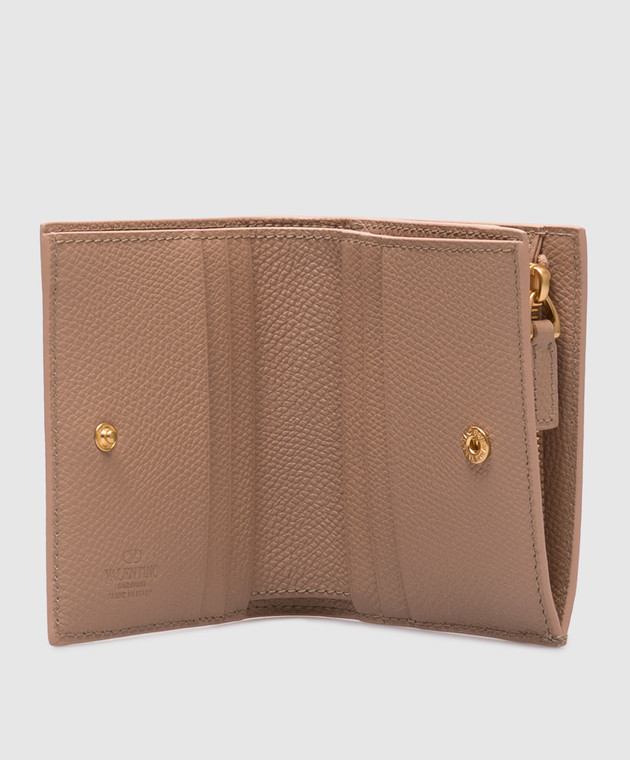 財布・小物その他 VALENTINO WALLET (7W2P0AJ5SNP 0NO) Valentino - Beige leather wallet with logo 7W2P0AJ5SNP