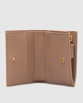 Valentino Beige leather wallet with logo 7W2P0AJ5SNP