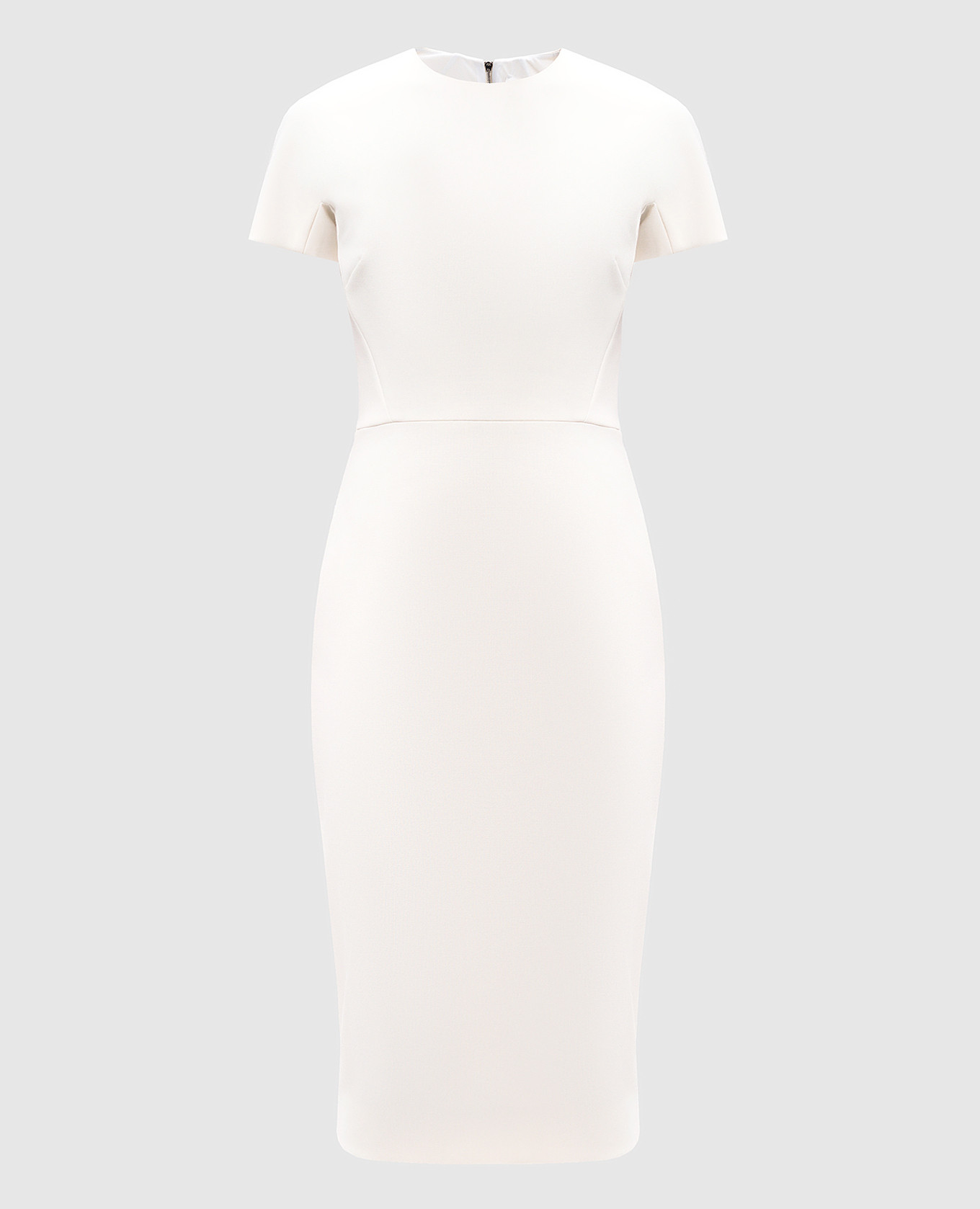 

White dress with wool Victoria Beckham, Белый