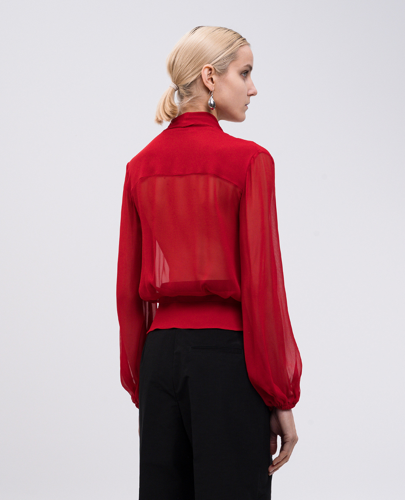 Red blouse with silk Philosophy di Lorenzo Serafini 4