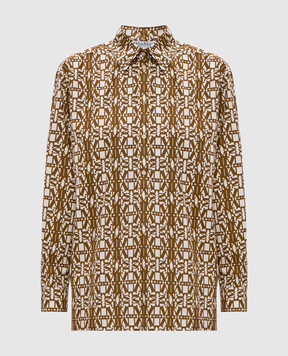 Max Mara Brown blouse GALLURA GALLURA