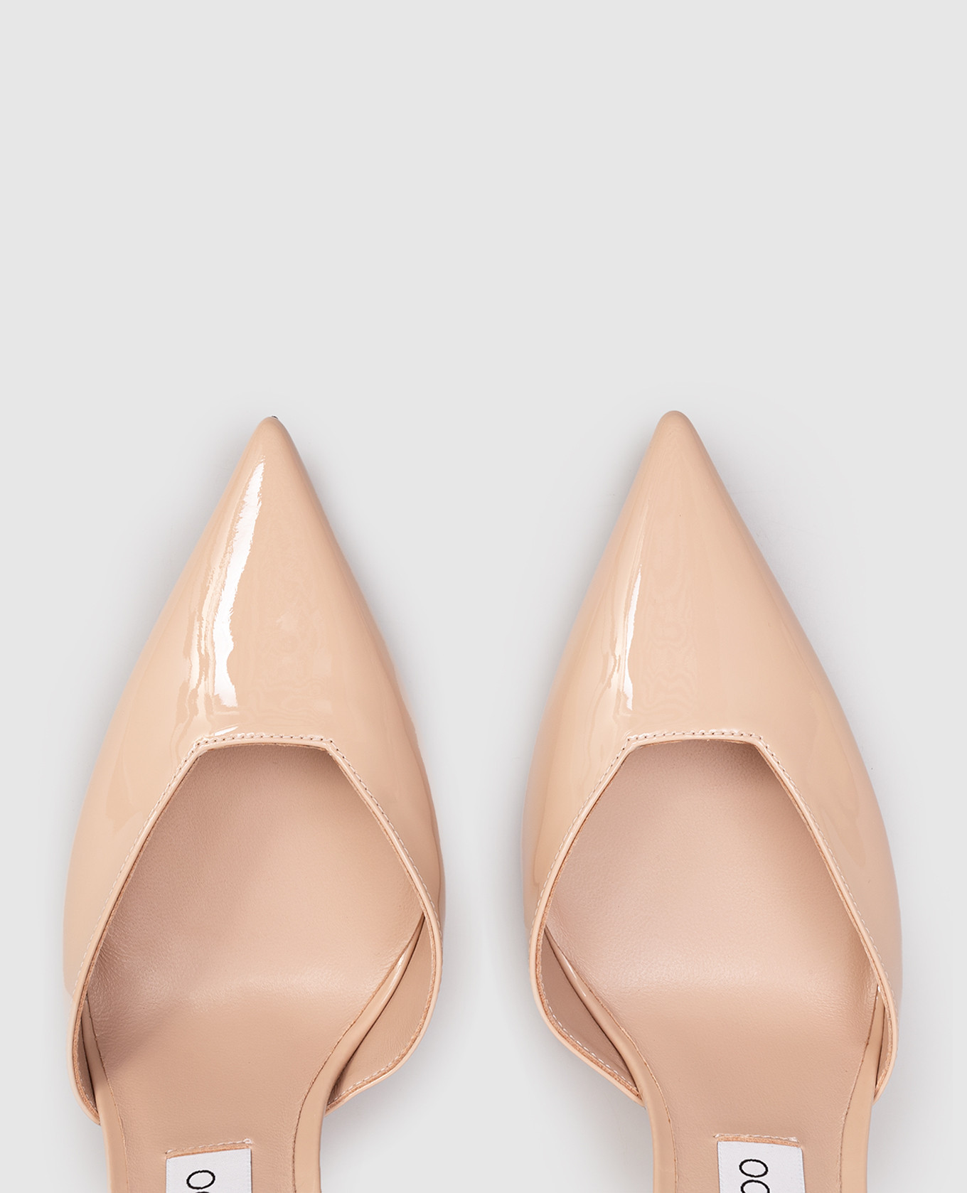 Stevie beige patent leather slingbacks with crystals Jimmy Choo 4