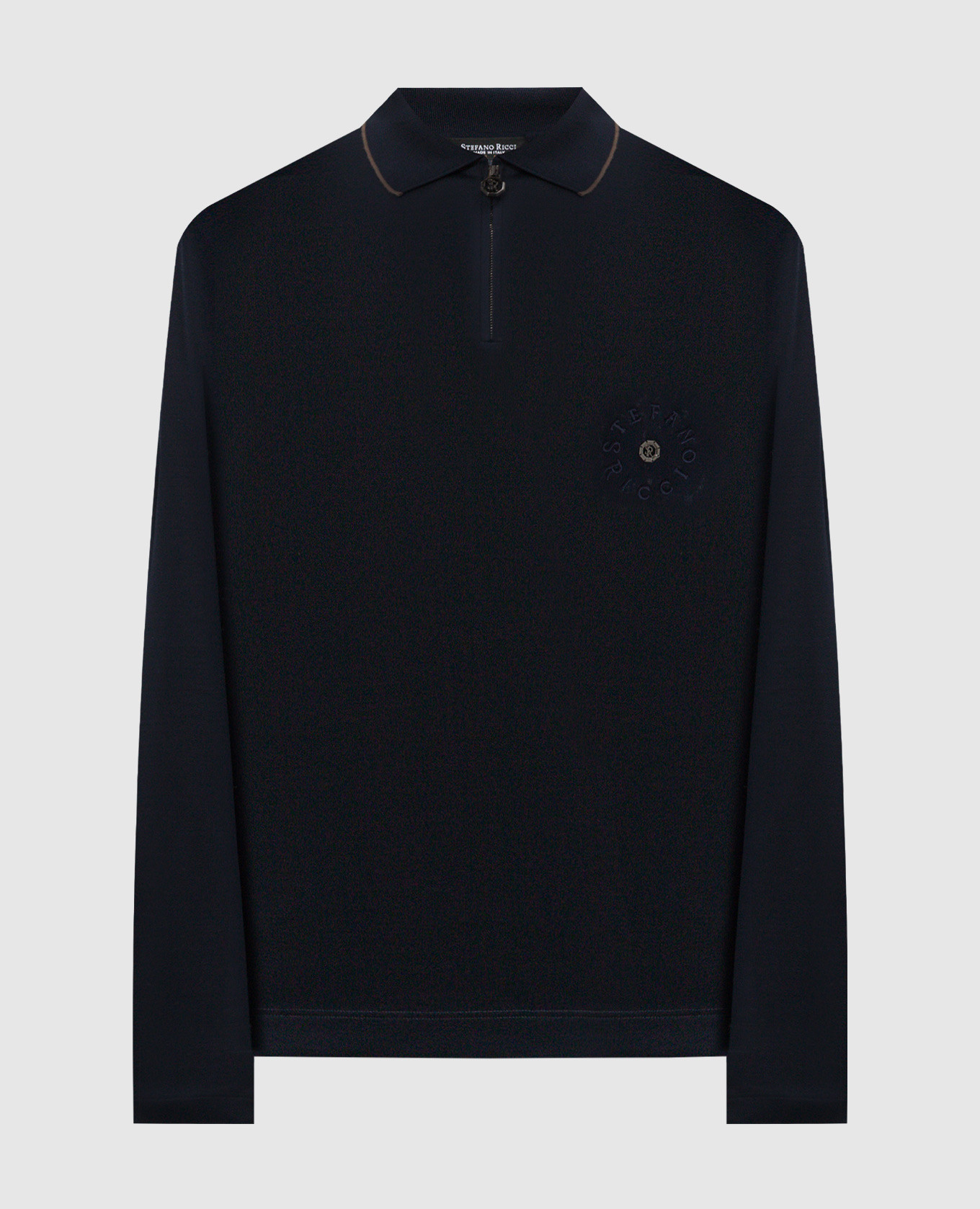 

Blue logo polo shirt Stefano Ricci