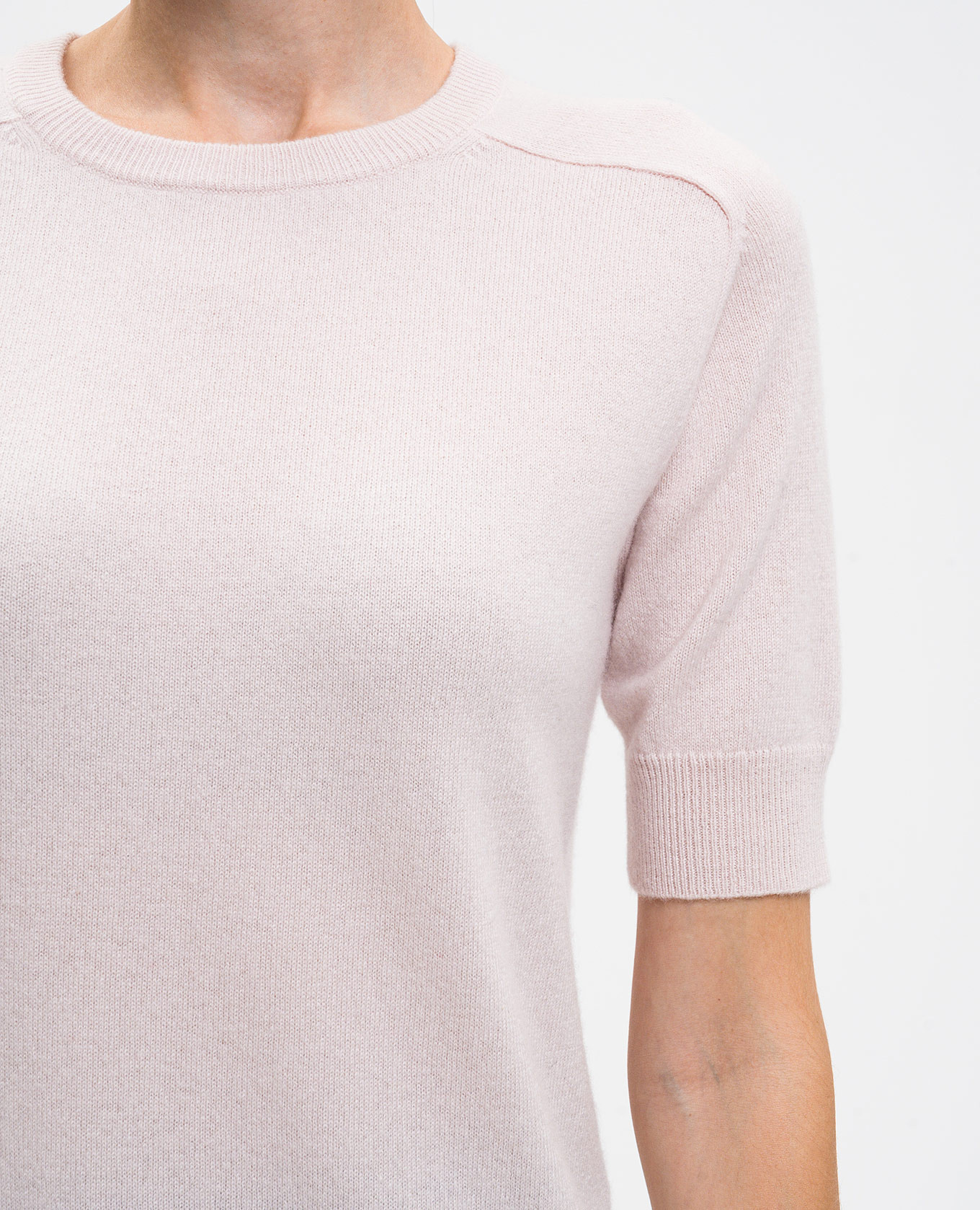 

Kenza pink cashmere top LISA YANG