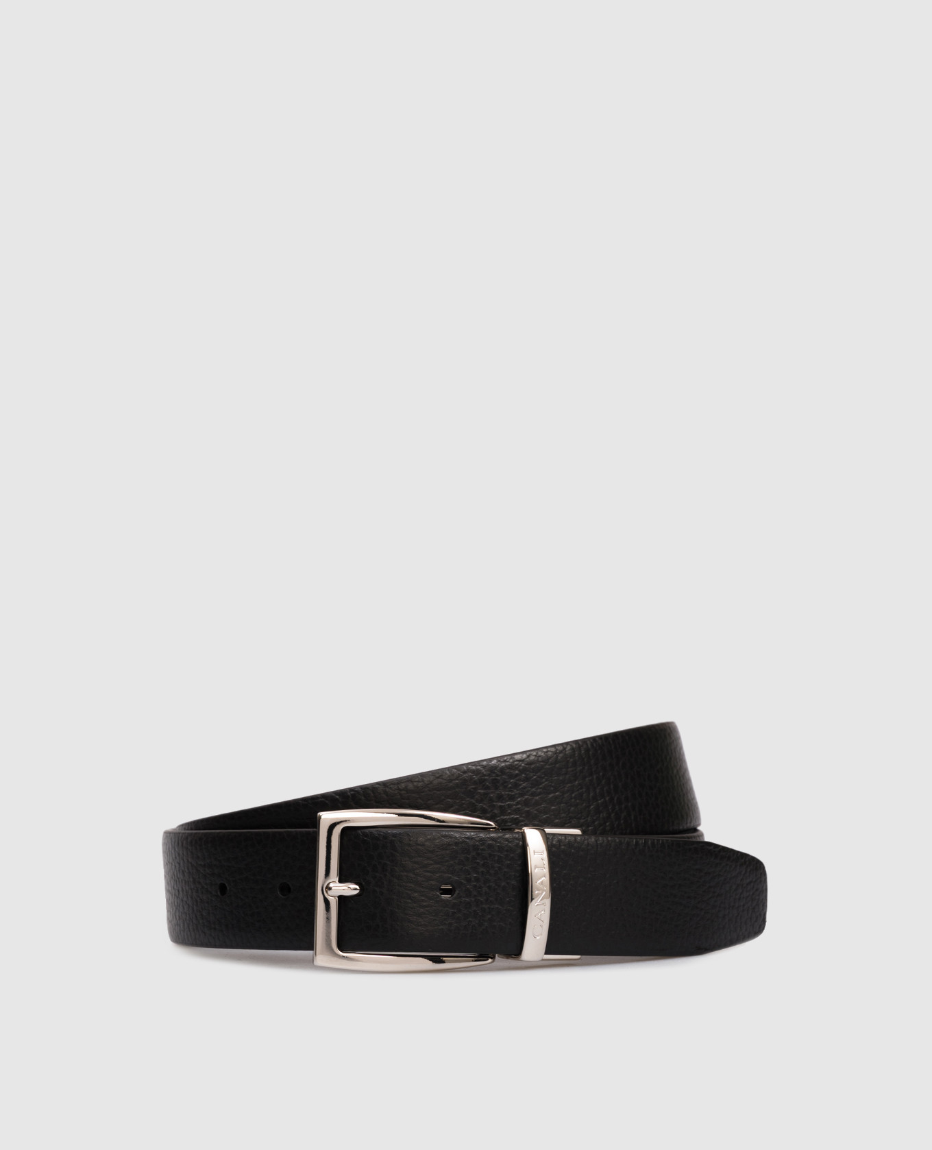 

Black reversible leather belt Canali
