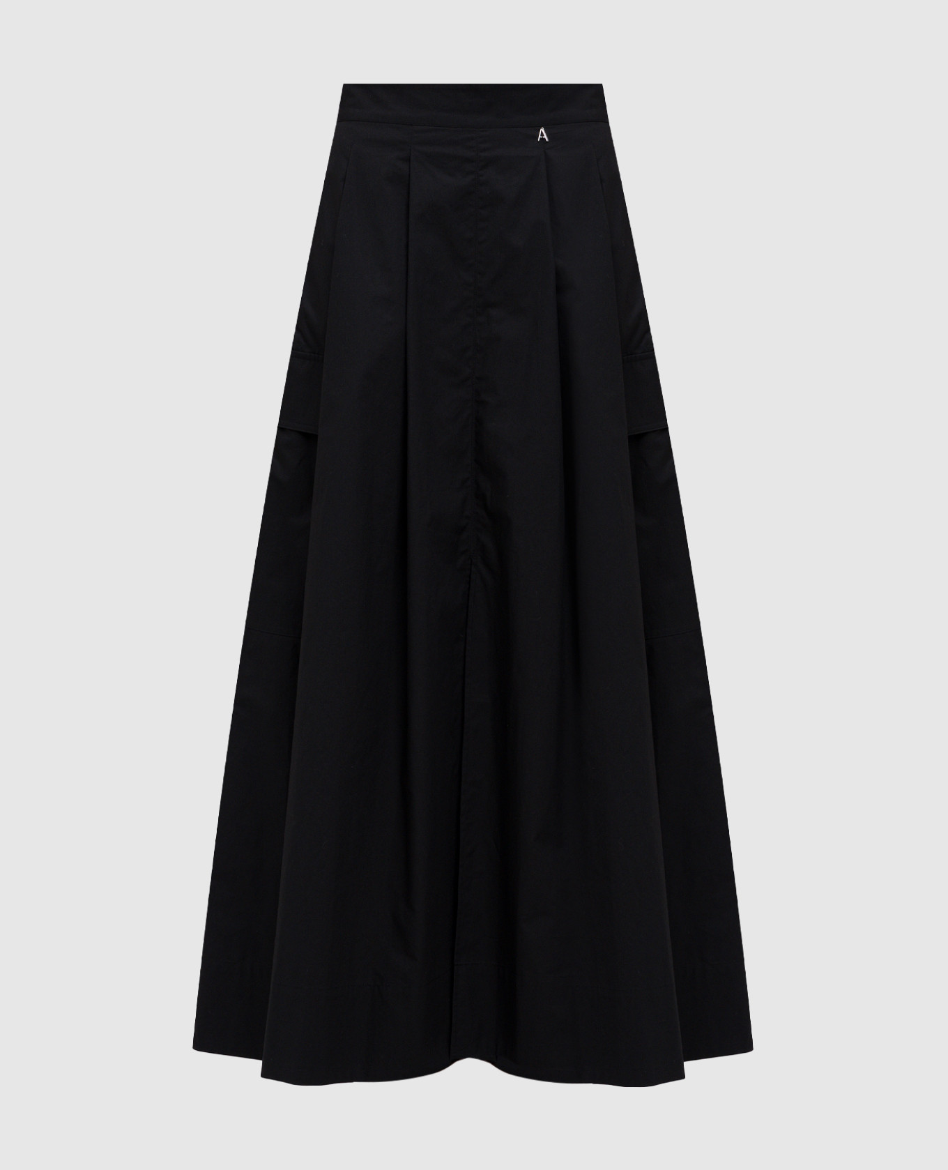 Black maxi skirt with slit Twinset