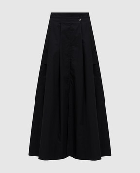 Twinset Black maxi skirt with slit 251AP2307