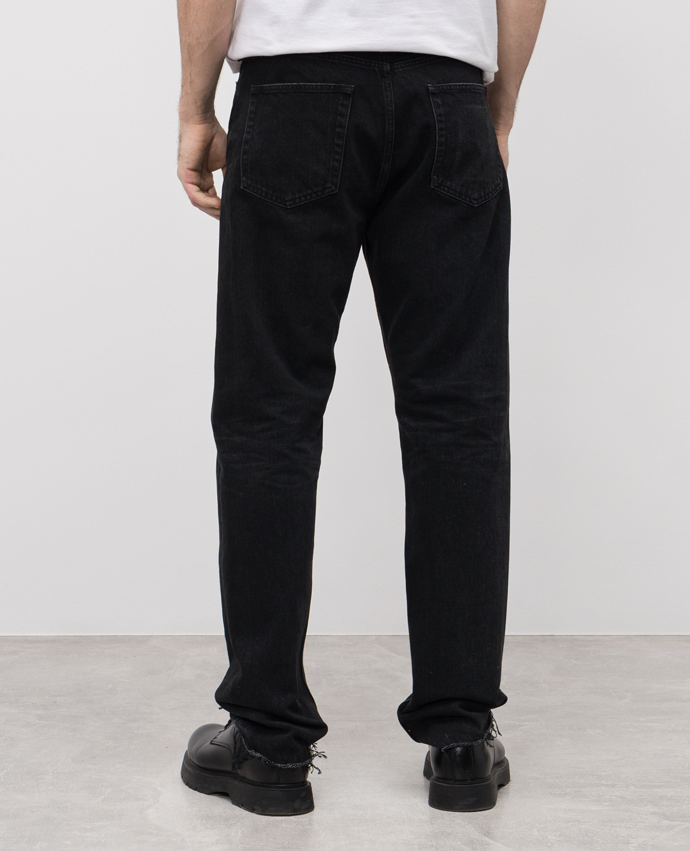

Black jeans with logo patch Fear of God