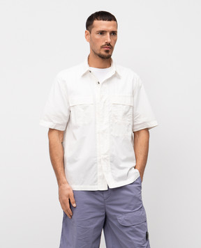 C.P. Company White shirt with logo MSH245A005691G