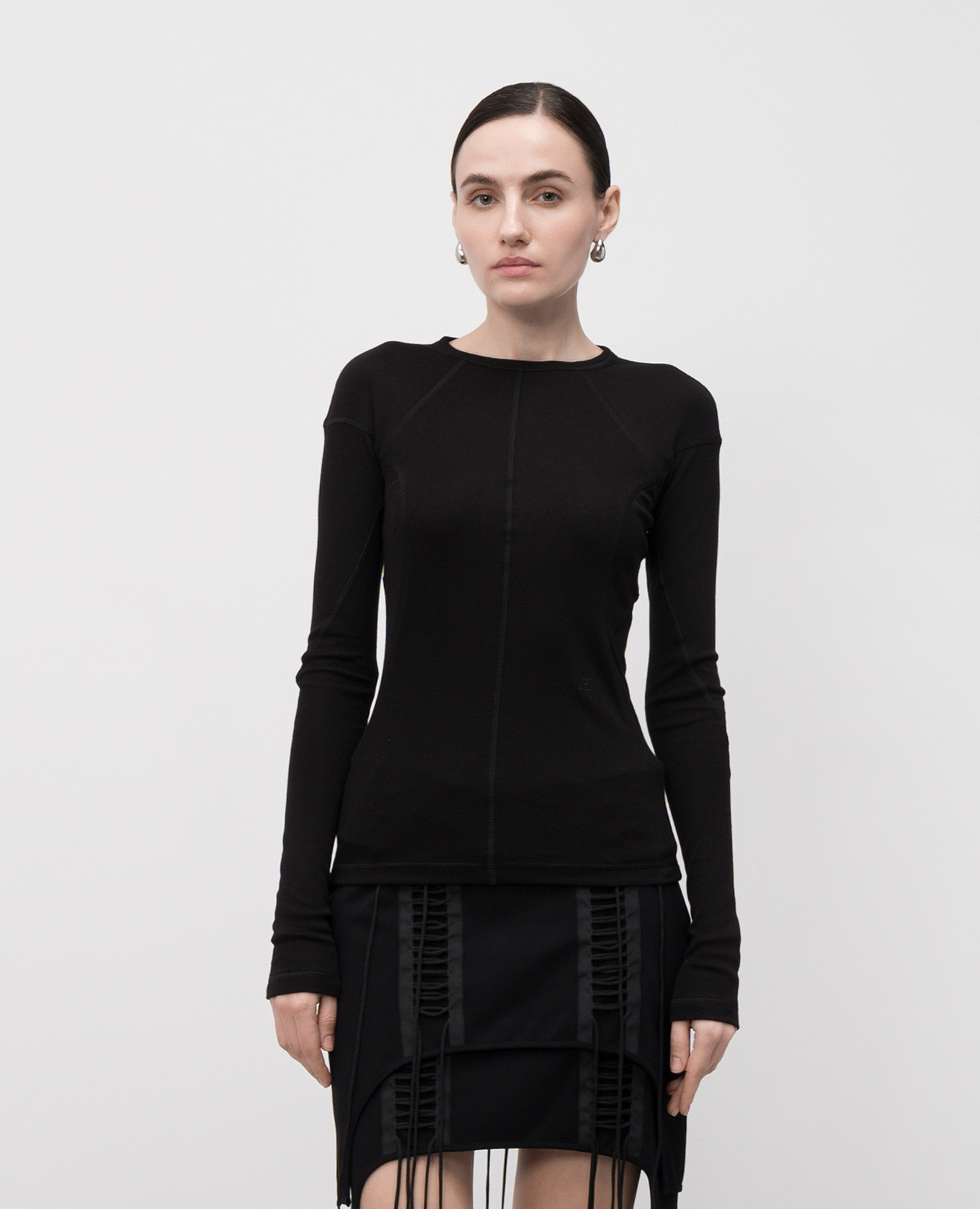 

Black long sleeve with logo Helmut Lang