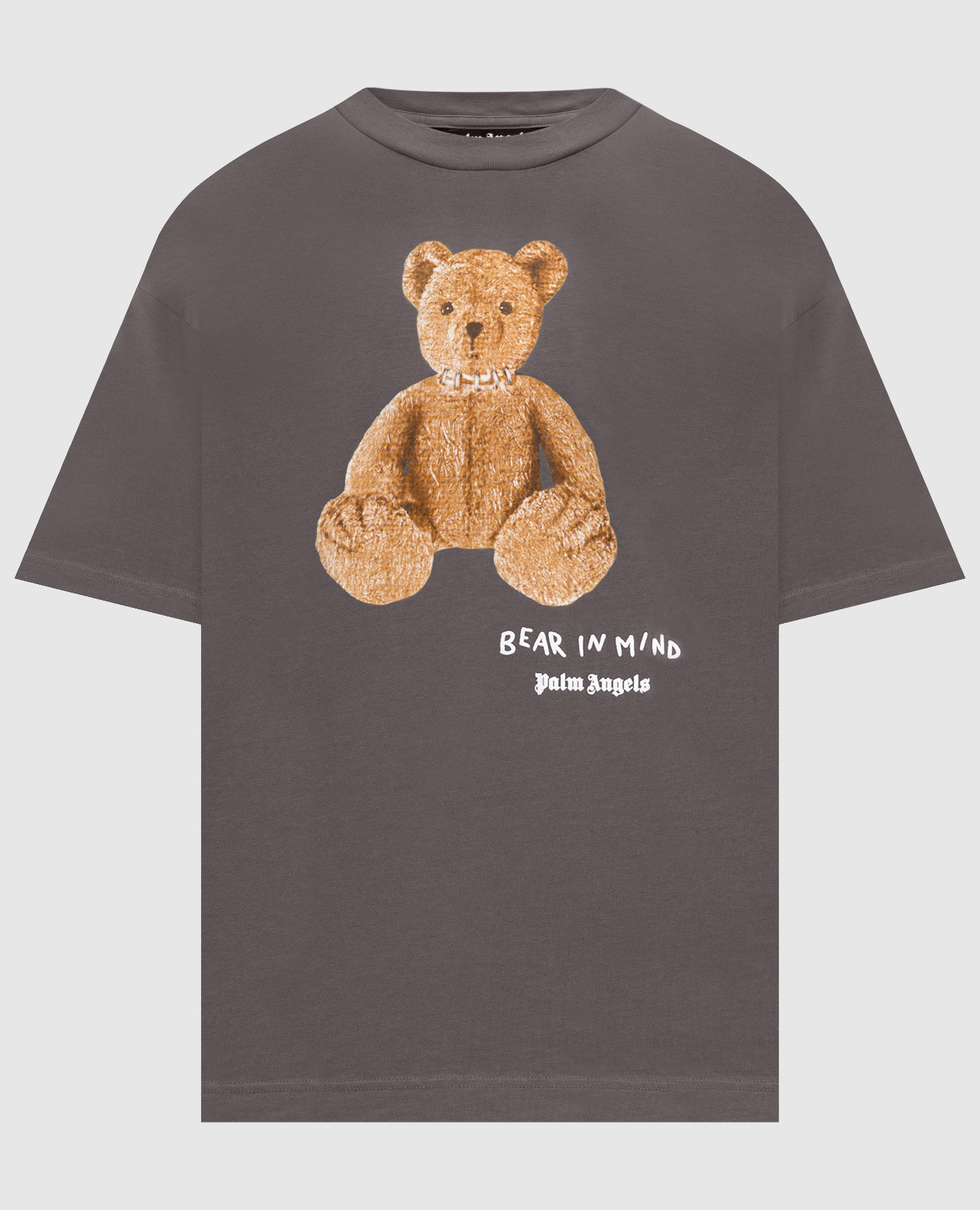 Grey Bear in mind print t-shirt Palm Angels