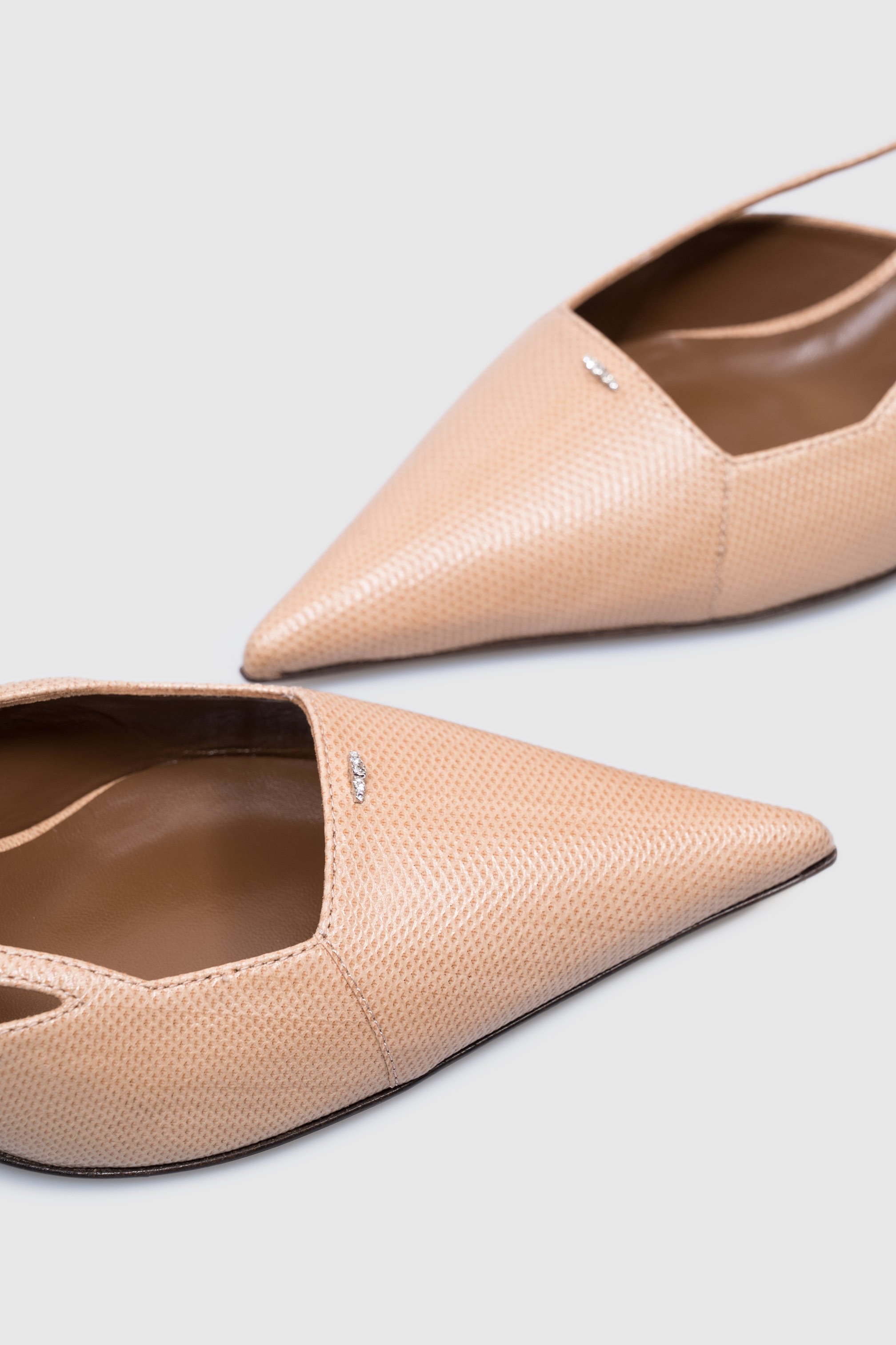 

Raquel beige leather mules with crystals Giuseppe Zanotti