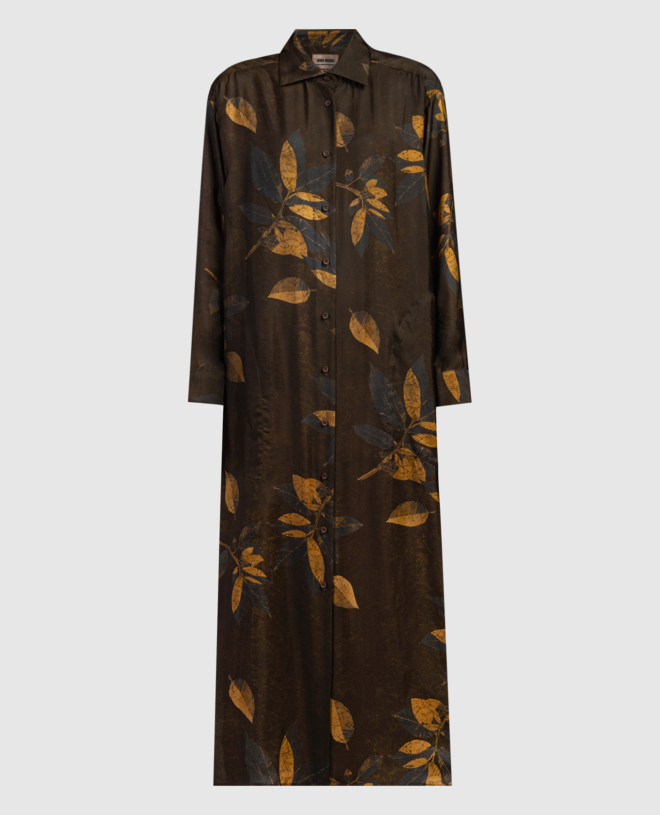

Amare brown shirt dress in print UMA WANG