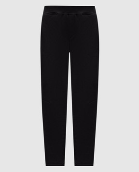 Trussardi Black sweatpants with emblem P8018000062NMP355F01