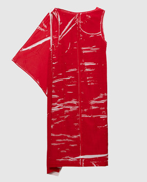 PROENZA SCHOULER Ondine black dress with printed silk R2523018BYGP297