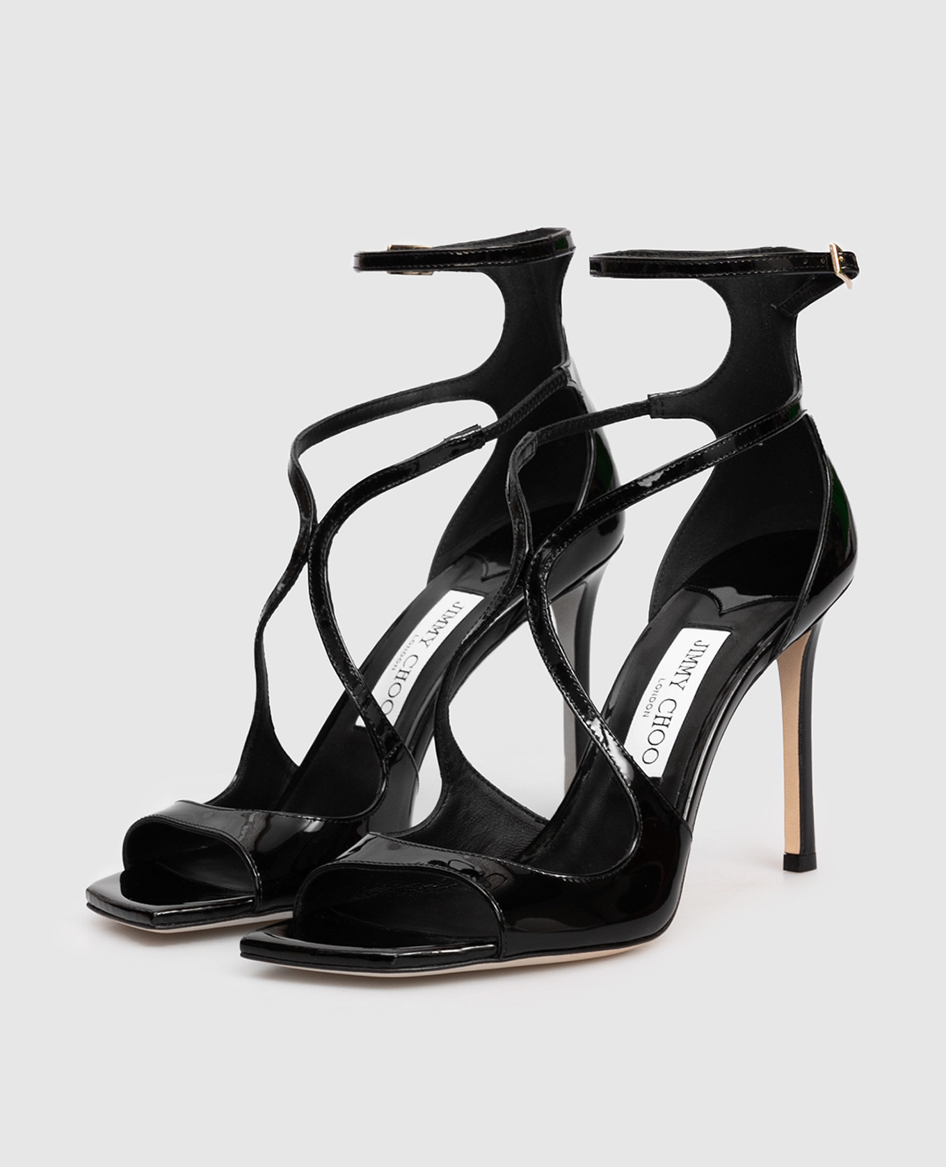 

Azia black patent leather sandals Jimmy Choo