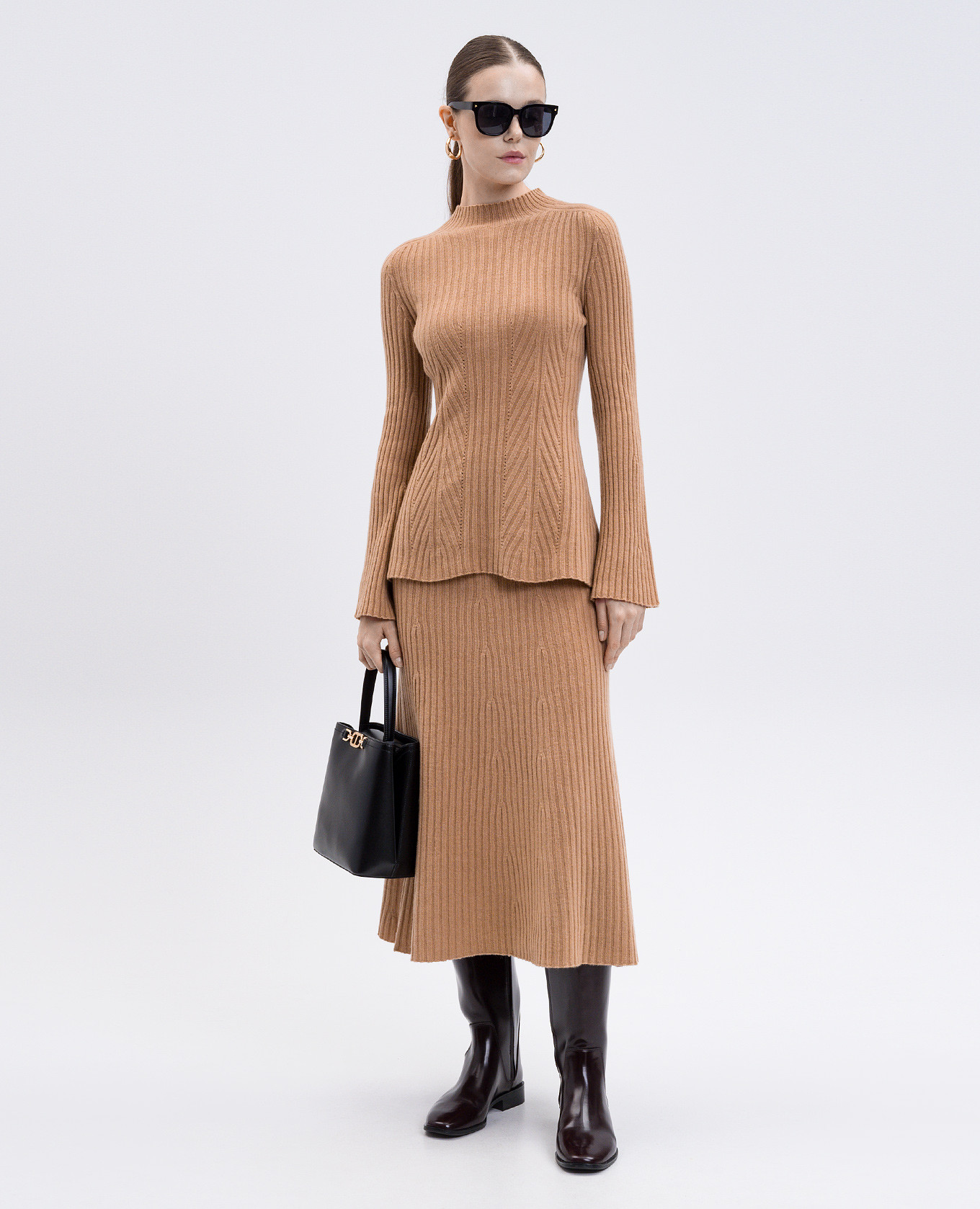 

Brown wool and cashmere jumper Twinset