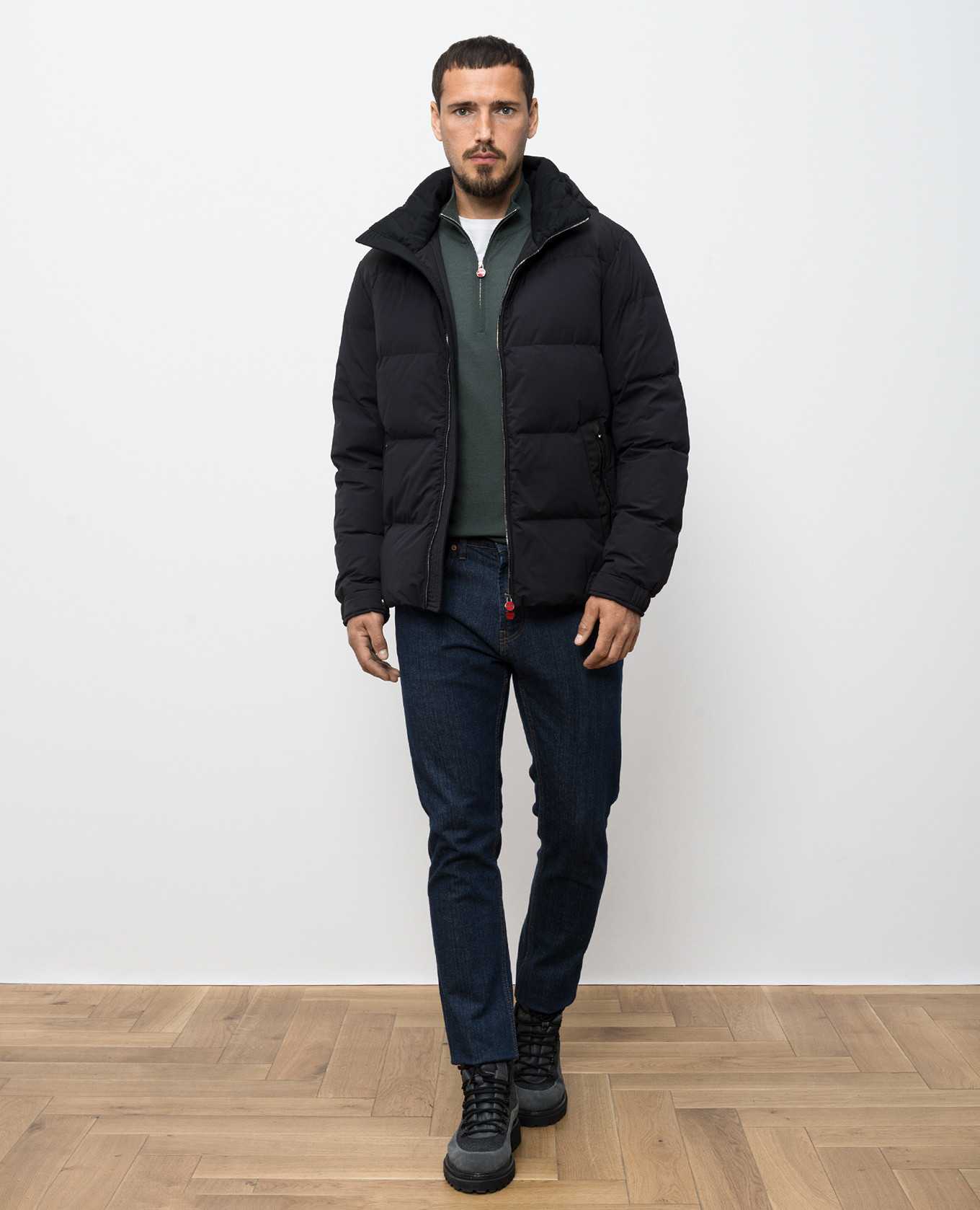 

Blue down jacket Kiton